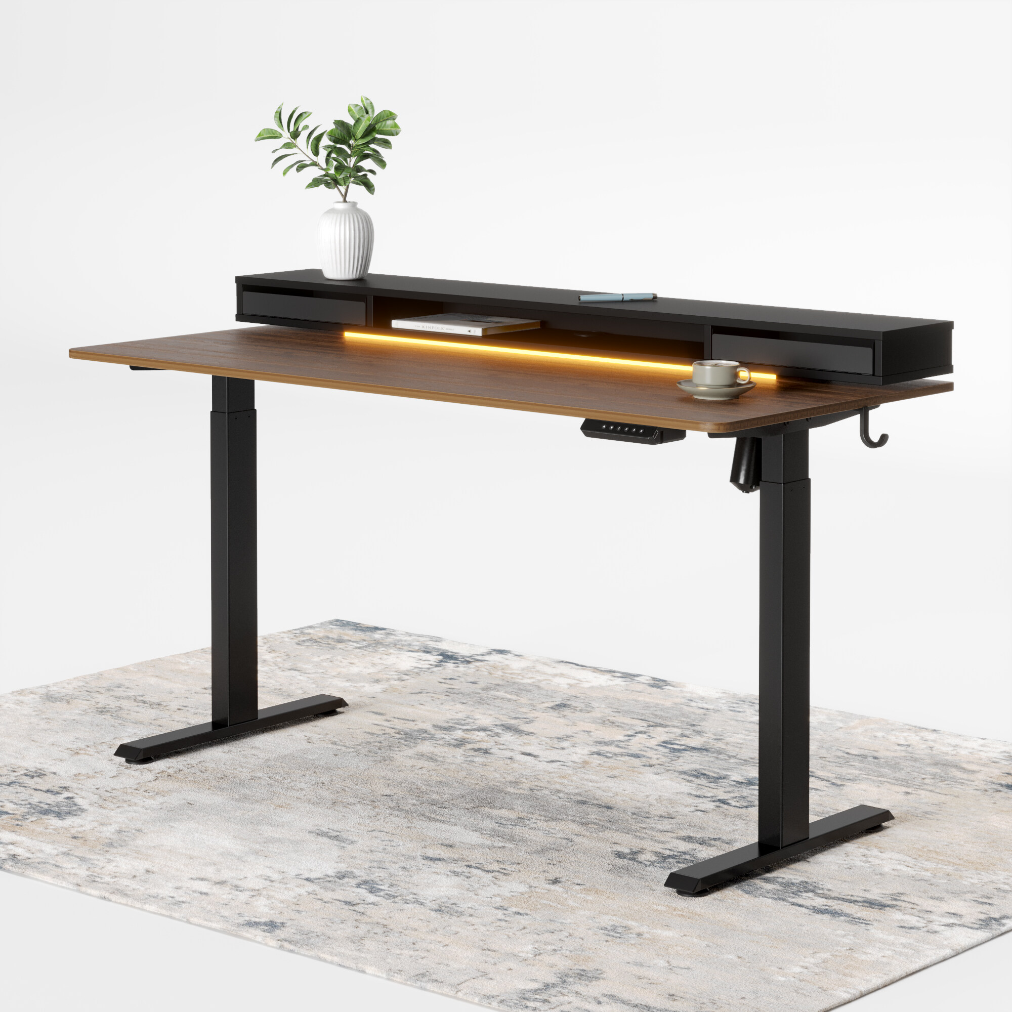 Jasper/Noyer Noir / 120cm x 67cm